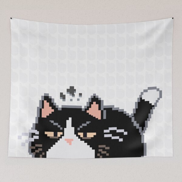Item preview, Warning: Hangry │ Pixel Cat designed and sold by sixsixsix.shop.