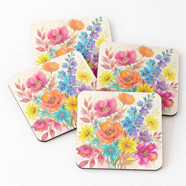 Item preview, Neon Flowers designed and sold by GraphicsClub.