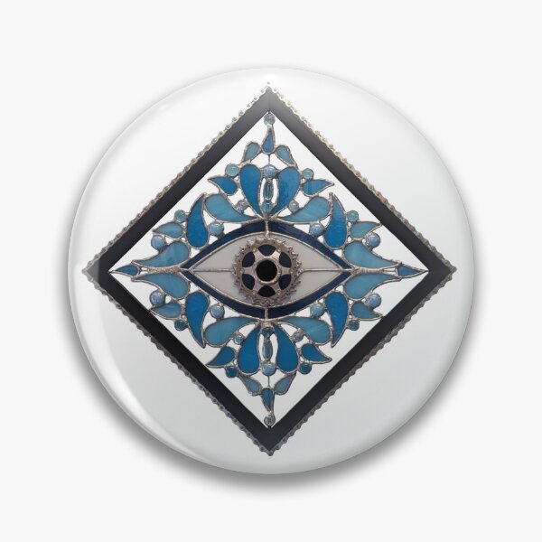 Item preview, Stained Glass Evil Eye designed and sold by RetroGlowRadwerks.