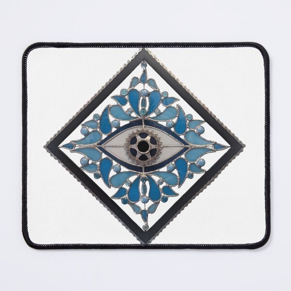 Item preview, Stained Glass Evil Eye designed and sold by RetroGlowRadwerks.