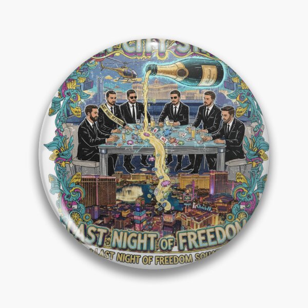 Item preview, Las Vegas Bachelor Party: Sin City Stags Last Night of Freedom designed and sold by FitEnvy.
