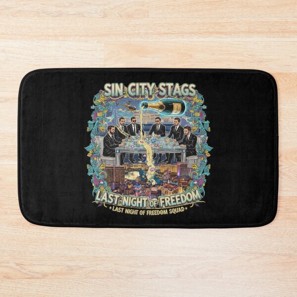 Item preview, Las Vegas Bachelor Party: Sin City Stags Last Night of Freedom designed and sold by FitEnvy.