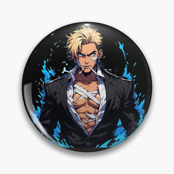 Item preview, Blonde Anime Fighter Blue Aura designed and sold by Radhestore.