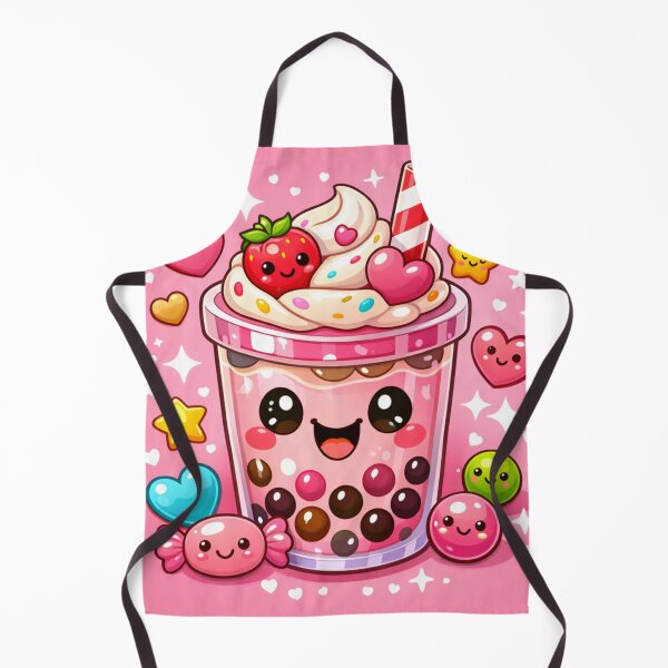 Item preview, Kawaii Bubble Tea – Cute Sweet Drink designed and sold by Aramdesing.