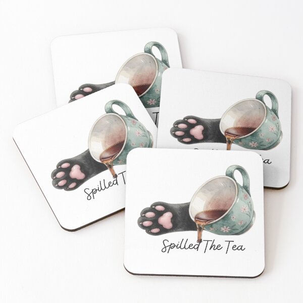 Item preview, „Cat Paw Spilled The Tea” designed and sold by kosimazaki.