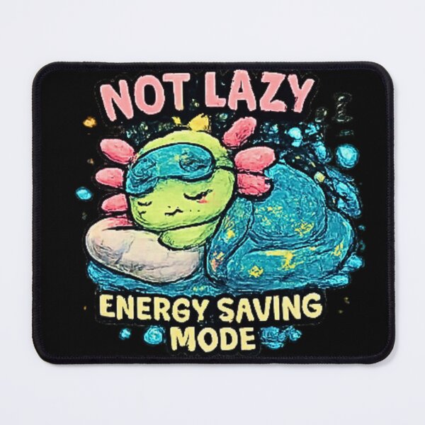 Item preview, Energy Saving Mode Sleepy Axolotl designed and sold by Hobby-up.