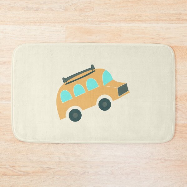 Item preview, Cute Pastel Yellow School Bus – Cartoon Vehicle Illustration designed and sold by EmeraldeaArt.