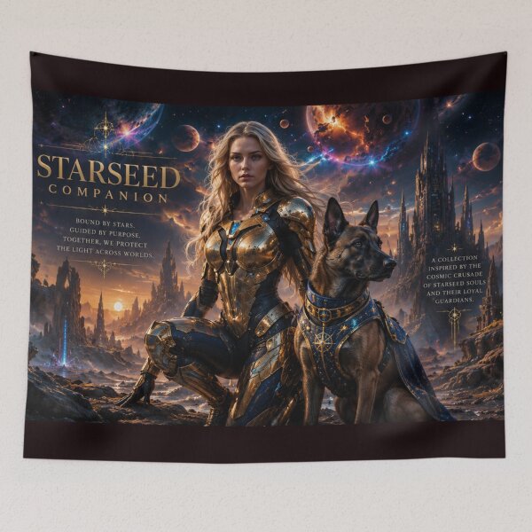 Item preview, Starseed Cosmic Companions Intergalatic Art designed and sold by highvibz72.