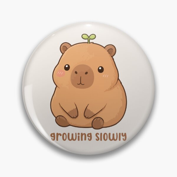 Item preview, Cute Plant Baby Capybara | Growing Slowly Kawaii Capybara | Soft Pastel Animal  designed and sold by stylishdzign.