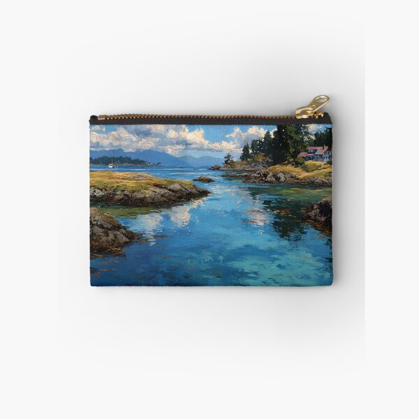 Item preview, Quadra Island BC Rocky Inlet Coastal View designed and sold by daila70.