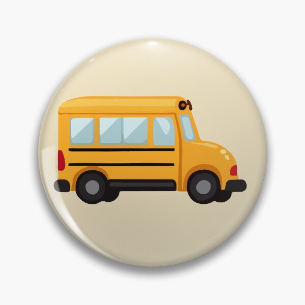 Item preview, Yellow School Bus Cutout Illustration – Simple Cartoon Vehicle Art designed and sold by EmeraldeaArt.