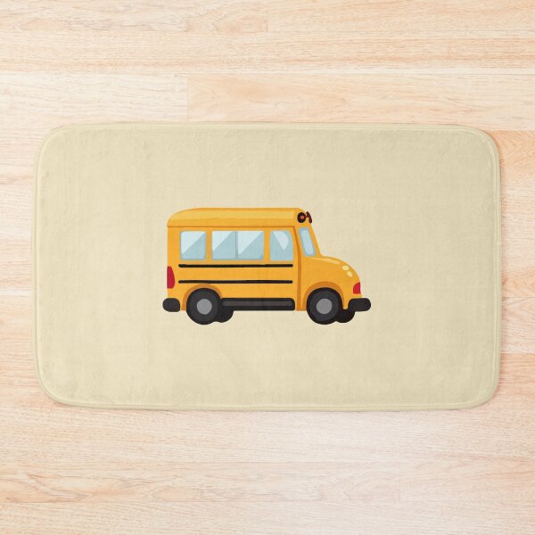 Item preview, Yellow School Bus Cutout Illustration – Simple Cartoon Vehicle Art designed and sold by EmeraldeaArt.