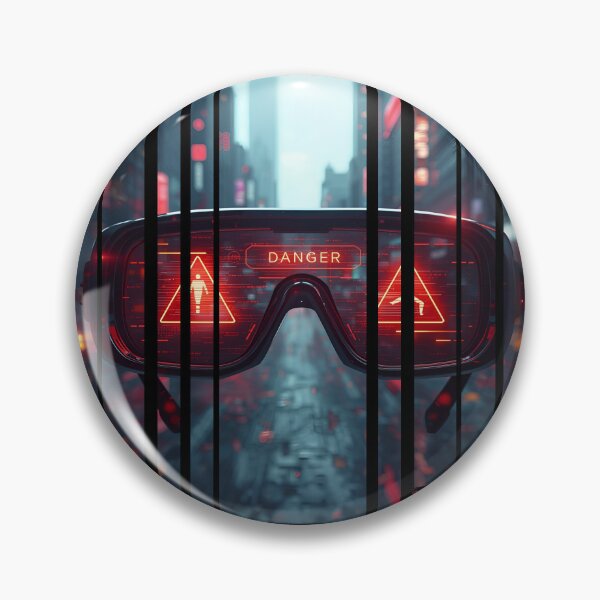 Item preview, AR glasses showing danger alerts 1 designed and sold by Neon G.