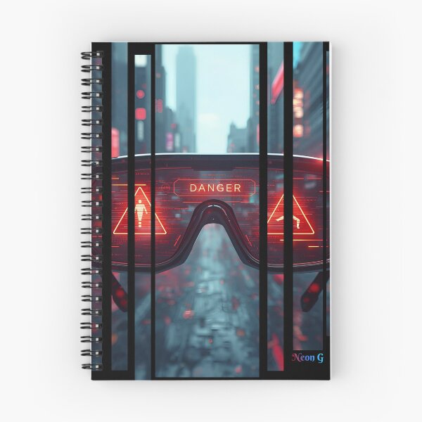 Item preview, AR glasses showing danger alerts 1 designed and sold by Neon G.