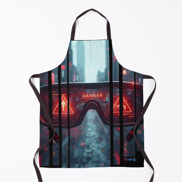 Item preview, AR glasses showing danger alerts 1 designed and sold by Neon G.