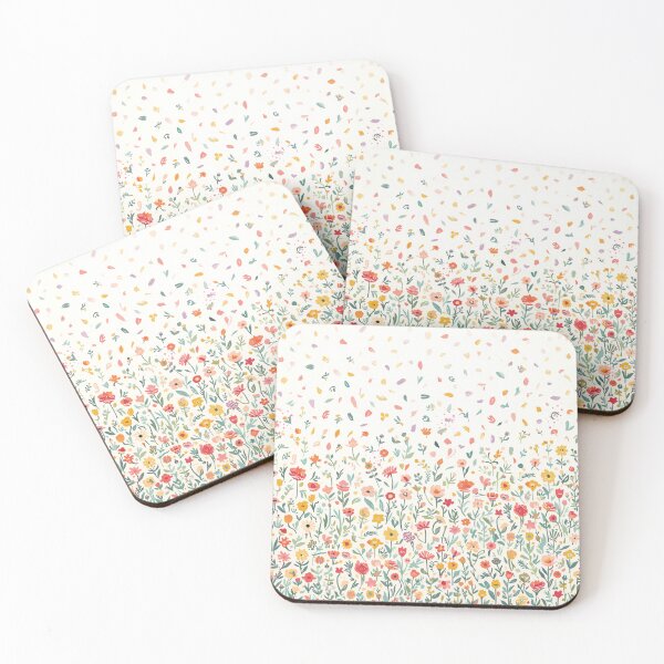 Item preview, Wildflower Meadow Ombre Floral Pattern designed and sold by GeoandHome.