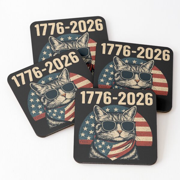 Item preview, 1776–2026 Patriotic Cat designed and sold by Crazy Before Cats.