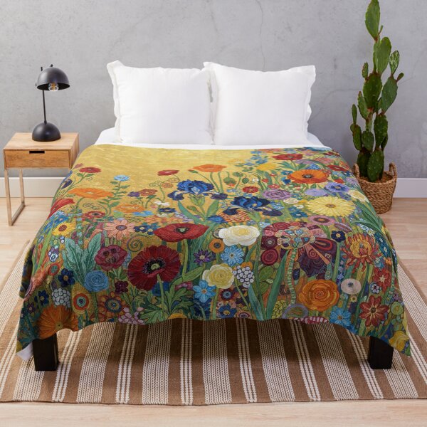 Item preview, Gustav Klimt Flower Garden designed and sold by maniacfitness.