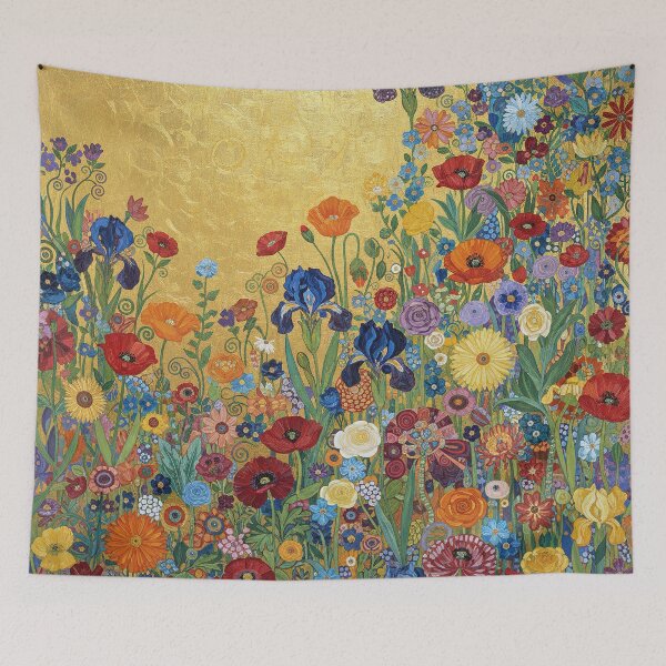 Item preview, Gustav Klimt Flower Garden designed and sold by maniacfitness.
