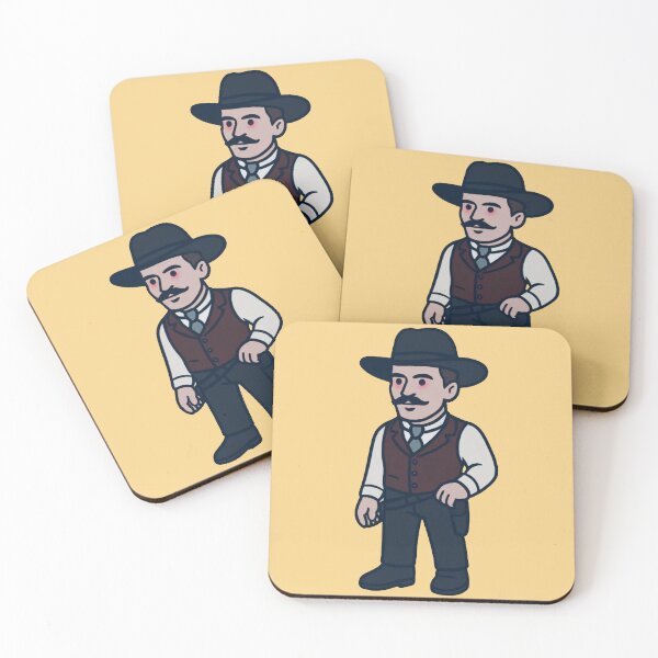Item preview, OK Corral Cuties - Doc Holiday designed and sold by CleverCulture.