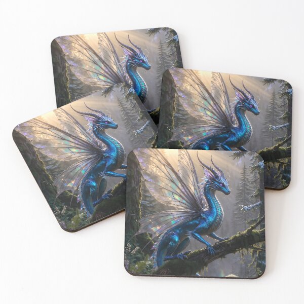 Item preview, The Sapphire Faedrake designed and sold by Stubblejumper Artworks.