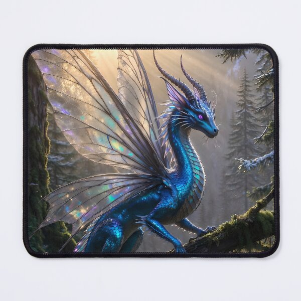 Item preview, The Sapphire Faedrake designed and sold by Stubblejumper Artworks.
