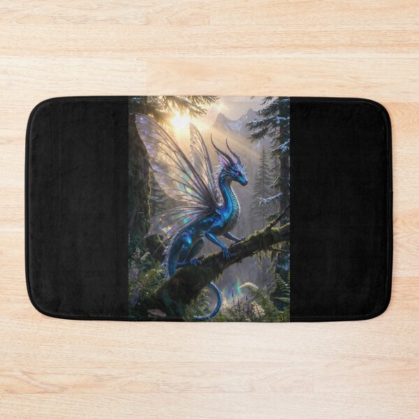 Item preview, The Sapphire Faedrake designed and sold by Stubblejumper Artworks.
