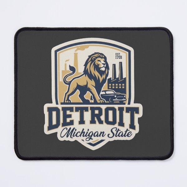 Item preview, Detroit Michigan State - Vintage Motor City Crest designed and sold by The True American.