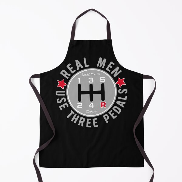 Item preview, Real Men Use Three Pedals Manual Shift Vintage Car Culture Design designed and sold by SeriouslyArtistical.