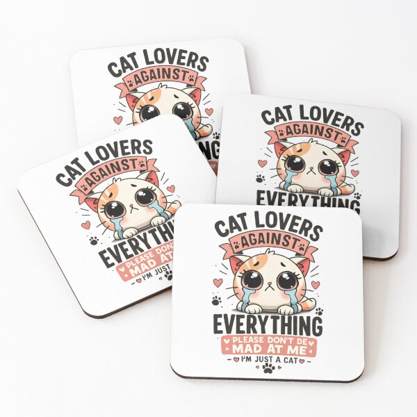 Item preview, Cat Lovers Against Everything Please Don't Be Mad at Me – Funny Cute Crying Cat Lover designed and sold by CatLovers Studio.