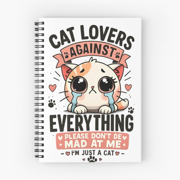 Item preview, Cat Lovers Against Everything Please Don't Be Mad at Me – Funny Cute Crying Cat Lover designed and sold by CatLovers Studio.