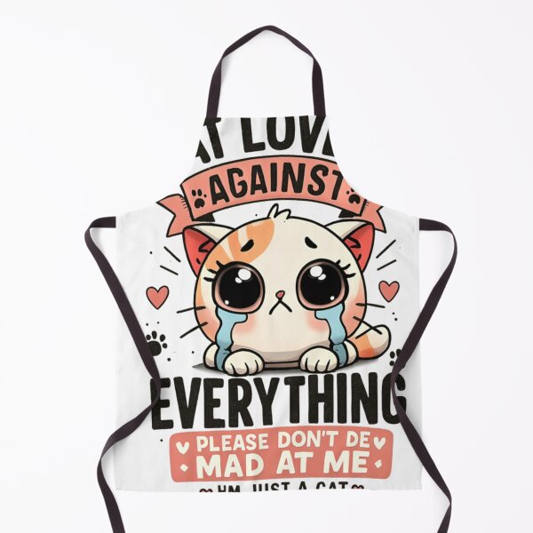 Item preview, Cat Lovers Against Everything Please Don't Be Mad at Me – Funny Cute Crying Cat Lover designed and sold by CatLovers Studio.