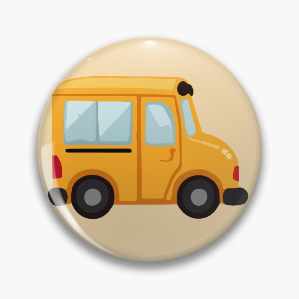 Item preview, Cute Little Yellow School Bus – Side View Cartoon Illustration designed and sold by EmeraldeaArt.