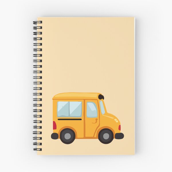 Item preview, Cute Little Yellow School Bus – Side View Cartoon Illustration designed and sold by EmeraldeaArt.