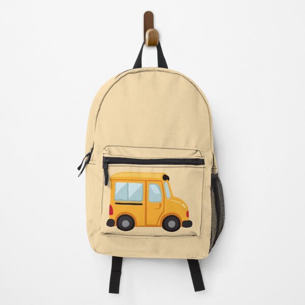 Item preview, Cute Little Yellow School Bus – Side View Cartoon Illustration designed and sold by EmeraldeaArt.