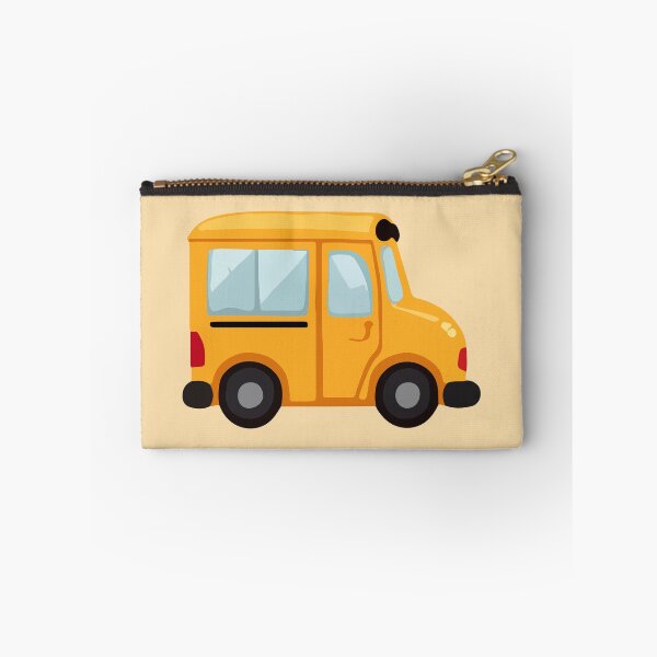 Artikelvorschau, Niedlicher kleiner gelber Schulbus – Cartoon-Illustration in Seitenansicht entworfen und verkauft von EmeraldeaArt.