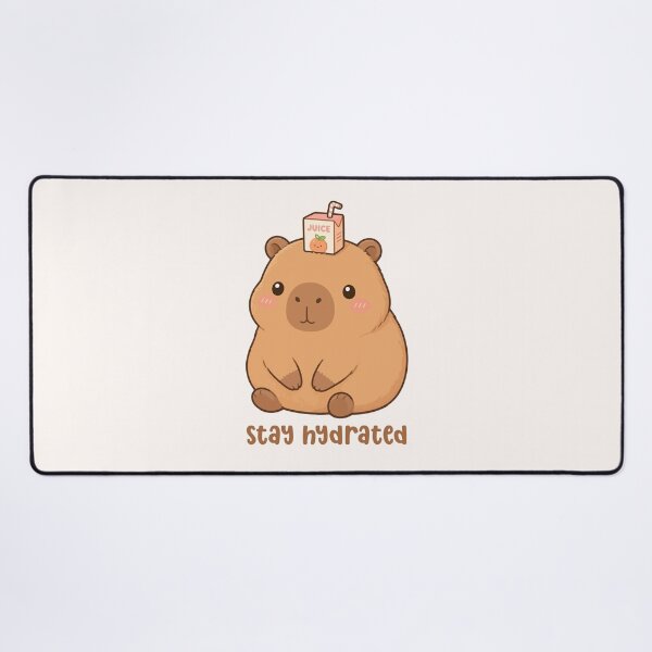Item preview, Stay Hydrated Capybara | Cute Kawaii Juice Box Capybara | Cute Animal Cartoon Aesthetic designed and sold by stylishdzign.