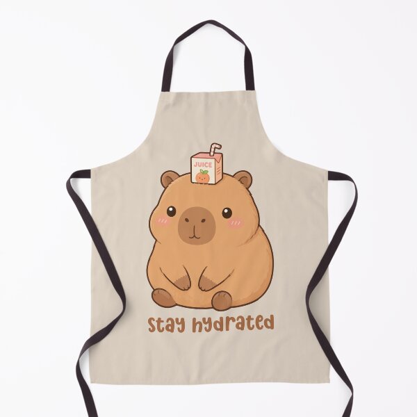 Item preview, Stay Hydrated Capybara | Cute Kawaii Juice Box Capybara | Cute Animal Cartoon Aesthetic designed and sold by stylishdzign.