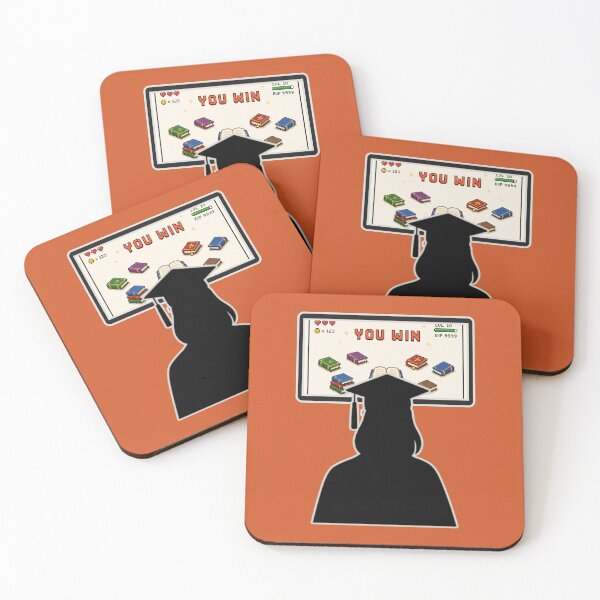 Item preview, Geek graduate YOU WIN | Long hair | Graduation gift designed and sold by Love&Geek.