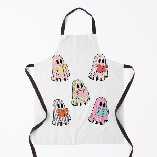 Item preview, Pack of bookish ghosts reading book designed and sold by stellacreates.