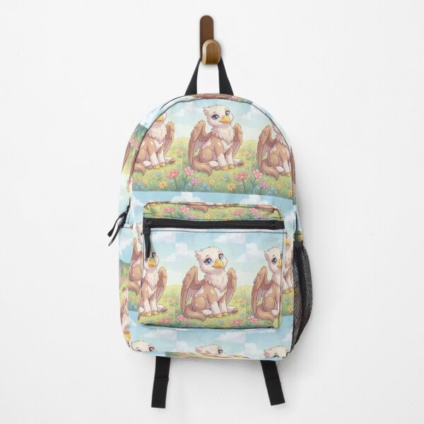 Item preview, Baby Griffin Meadow Dream | Cute Fantasy Creature | Whimsical Pastel Sky Animal Art designed and sold by TreatLLC.