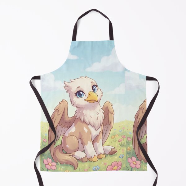 Item preview, Baby Griffin Meadow Dream | Cute Fantasy Creature | Whimsical Pastel Sky Animal Art designed and sold by TreatLLC.