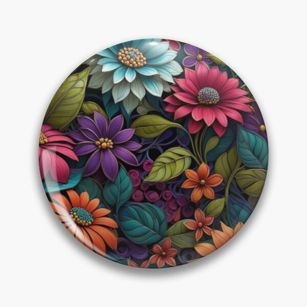 Item preview, Bright Boho Floral Art designed and sold by Beyond The Canvas.