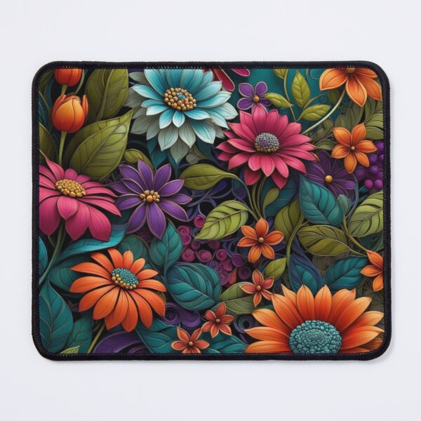Item preview, Bright Boho Floral Art designed and sold by Beyond The Canvas.