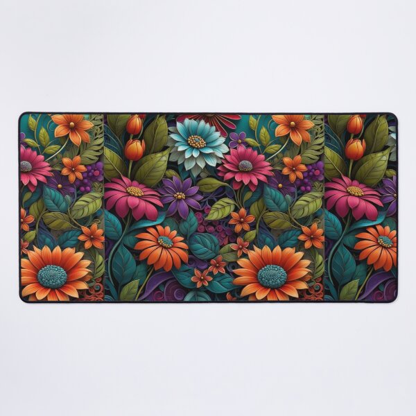 Item preview, Bright Boho Floral Art designed and sold by Beyond The Canvas.