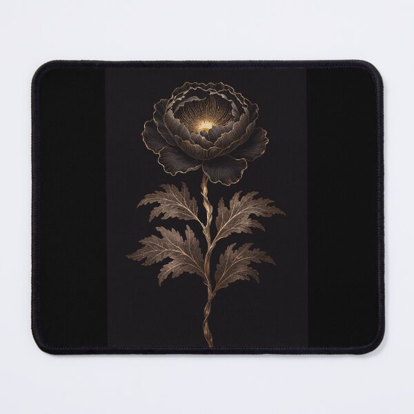 Item preview, Golden Midnight Bloom Botanical Elegance designed and sold by TatyanaArt.