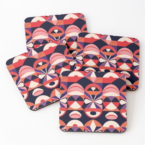 Item preview, Abstract Geometric Pattern Design | Modern Retro Seamless Shapes  designed and sold by ellecraftyowl.