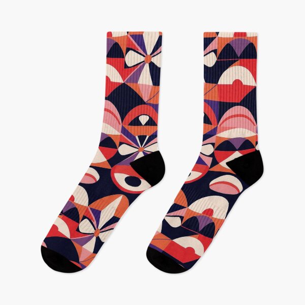 Item preview, Abstract Geometric Pattern Design | Modern Retro Seamless Shapes  designed and sold by ellecraftyowl.