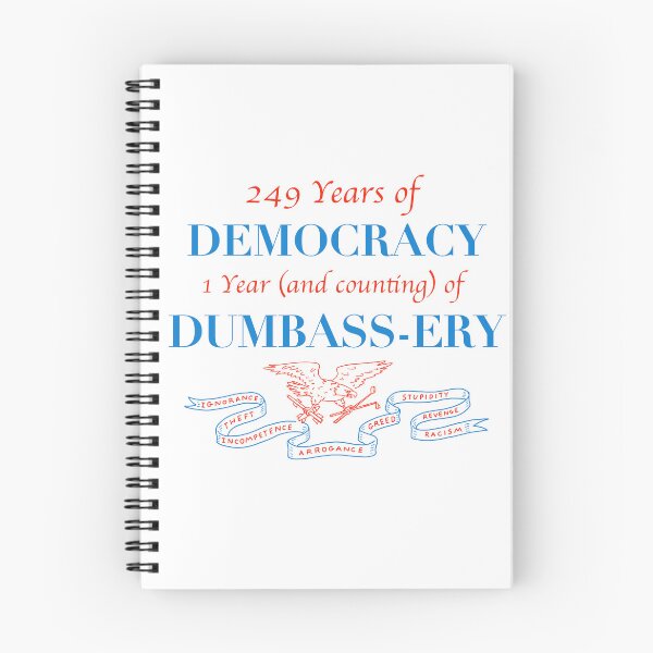 Item preview, Democracy to Dumbass-ery designed and sold by Phil Marden.