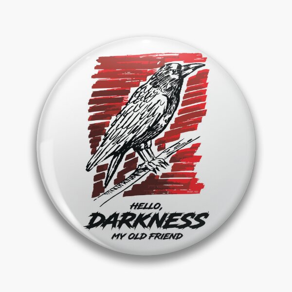 Item preview, Hello Darkness Crow designed and sold by Karry Akiba Store.